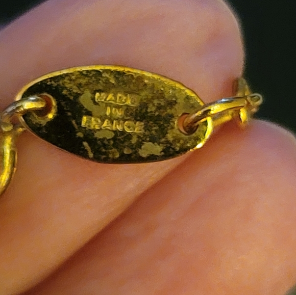 Chanel 1982 Circled CC Gold Chain Pendant Necklace/ RARE - Picture 6 of 6